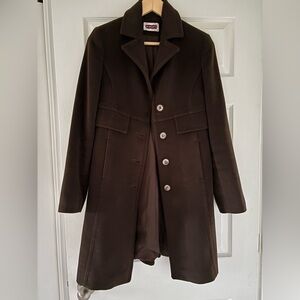 Gorgeous Cashmere Chocolate Brown Coat
